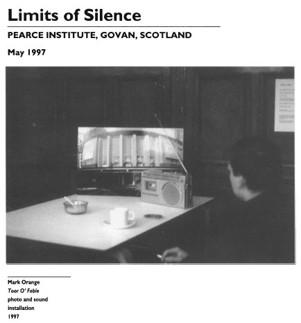 Daniel Jewesbury, 'Limits of Silence', review, CIRCA Magazine, Autumn 1997